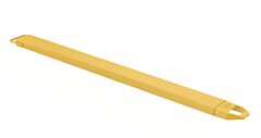 Vestil Fe-5-84-Each Steel Single Fork Extension 5 In. X 84 In. 4,000 Lb. Capacity Yellow