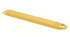 Vestil Fe-6-48-Each Steel Single Fork Extension 6 In. X 48 In. 4,000 Lb. Capacity Yellow