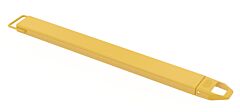 Vestil Fe-6-63-Each Steel Single Fork Extension 6 In. X 63 In. 4,000 Lb. Capacity Yellow