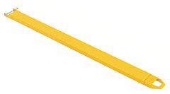 Vestil Fe-6-96-P-Each Steel Pin Style Single Fork Extension 6 In. X 96 In. 4,000 Lb. Capacity Yellow