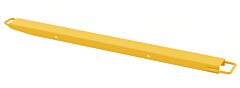 Vestil Fe-Hs-4-63-Each Steel High Strength Single Fork Extension 4 In. X 63 In. 4,000 Lb. Capacity Yellow