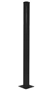 Vestil Gr-F3R-Di-Tp72-Bk Steel Rigid Tube Post Drop In 72 In. For 3 Ribbed Drop In Style Guard Rails Black