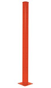 Vestil Gr-F3R-Di-Tp72-Or Steel Rigid Tube Post Drop In 72 In. For 3 Ribbed Drop In Style Guard Rails Orange