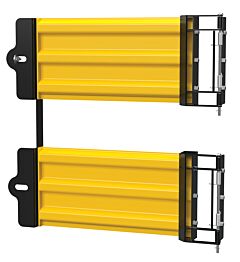 Vestil Gr-F3R-Gbd-3-Yl Steel 3 Ribbed Guard Rail Spring Gate 29.875 In Length Yellow