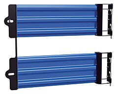 Vestil Gr-F3R-Gbd-4-Bu Steel 3 Ribbed Guard Rail Spring Gate 41.875 In. Length Blue