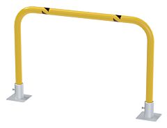 Vestil Hpro-R-36-24-2 Steel Removable High Profile Machine And Rack Guard 36 In. X 24 In. X 2 In. Yellow