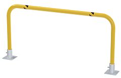 Vestil Hpro-R-48-24-2 Steel Removable High Profile Machine And Rack Guard 48 In. X 24 In. X 2 In. Yellow