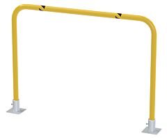Vestil Hpro-R-48-36-2 Steel Removable High Profile Machine And Rack Guard 48 In. X 36 In. X 2 In. Yellow