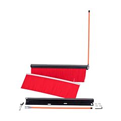 Vestil Imb-Dce-2Pk Imb Series Debris Collector Ends 2 Pack Steel/Plastic Red / Black