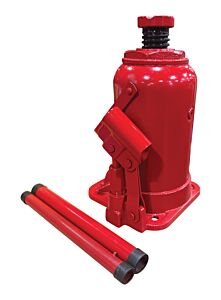 Vestil J-20 Steel Hydraulic Bottle Jack 6-1/32 In. X 9-7/16 In. X 29-19/32 In. 40,000 Lb. Capacity Red