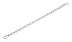 Vestil Lad-Sco-32 Steel Lad Safety Chain Option, 32 In, Silver