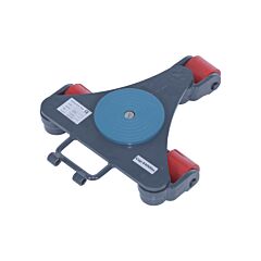 Vestil Mdskt-4-Nhdl Steel Multi Direction Machinery Skate Without Handle 15 In. Length X 13 In. Width X 4-7/16 In. Height 4,400 Lb. Capacity Blue And Gray