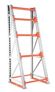 Vestil Rerc-348 Steel Reel Rack Starter Kit 36 In. X 39 In. X 96 In. 6000 Lb. Capacity White/Orange