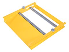 Vestil Rrd-1030-5 Steel Reel Roll Dispenser 10 In. Minimum Diameter 30 In. Max Diameter 31-1/4 In. Maximum Roll Length 500 Lb. Capacity Yellow