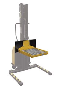 Vestil S-Cb-Rp Steel Counter Balanced Power Lift Roller Platform Attachment Yellow