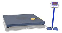 Vestil Scale-Mu-4848-5-Bl Steel Integral Scissor Lift Table Scale Option 48 X 48 5000 Lb. Capacity Blue