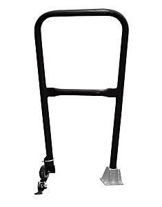 Vestil Ssg-2-Bk Steel Dock Safety Swing Gate 2 Ft. Length Black