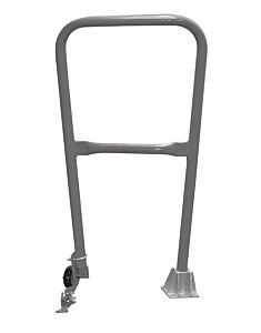 Vestil Ssg-2-Gysg Steel Dock Safety Swing Gate 2 Ft. Length Gray Semi Gloss