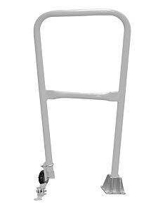 Vestil Ssg-2-Sl Steel Dock Safety Swing Gate 2 Ft. Length Silver