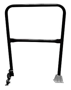 Vestil Ssg-3-Bk Steel Dock Safety Swing Gate 3 Ft. Length Black