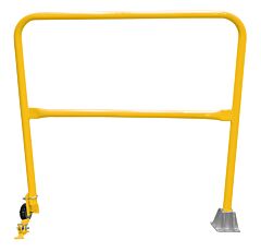 Vestil Ssg-4 Steel Dock Safety Swing Gate 4 Ft. Length Yellow