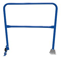 Vestil Ssg-4-Bl Steel Dock Safety Swing Gate 4 Ft. Length Blue
