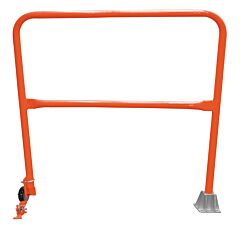 Vestil Ssg-4-Or Steel Dock Safety Swing Gate 4 Ft. Length Orange