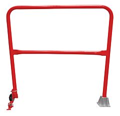 Vestil Ssg-4-Rd Steel Dock Safety Swing Gate 4 Ft. Length Red