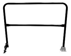 Vestil Ssg-5-Bk Steel Dock Safety Swing Gate 5 Ft. Length Black