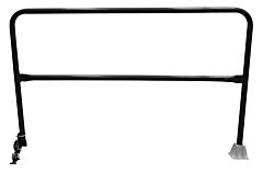 Vestil Ssg-6-Bk Steel Dock Safety Swing Gate 6 Ft. Length Black