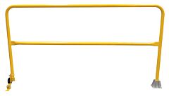 Vestil Ssg-7 Steel Dock Safety Swing Gate 7 Ft. Length Yellow