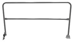 Vestil Ssg-7-Gysg Steel Dock Safety Swing Gate 7 Ft. Length Gray Semi Gloss