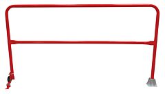 Vestil Ssg-7-Rd Steel Dock Safety Swing Gate 7 Ft. Length Red