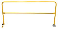 Vestil Ssg-8 Steel Dock Safety Swing Gate 8 Ft. Length Yellow