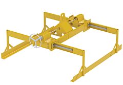 Vestil Ssl-2086-10 Steel Horizontal Sheet Lifter 10,000 Lb. Capacity Yellow