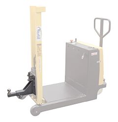 Vestil Sta-Att-Bah Steel Counter Balanced Power Lift Single Ball Hitch 600 Lb. Capacity Black