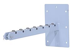 Vestil Sta-Att-Spinr-25 Steel Counter Balanced Power Lift Single Spindle With Rollers 2-3/8" Attachment 200 Lb. Capacity Gray