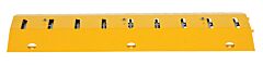 Vestil Tspike-39 Steel Spiked Traffic Speed Bump 39" Wide 20 Ton Axle Load Capacity Yellow