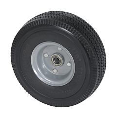 Vestil Ufbk-10-Whl-34 Polyurethane Solid Foam Wheel 10 In. Diameter 300 Lb. Capacity Black