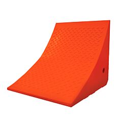 Vestil Urwc-70-Or Urethane Wheel Chock 17"L X 14"W X 14"H Maximum Wheel Diameter 65" 70 Ton Capacity Orange
