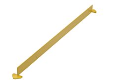 Vestil Vdkr-6-Bp-Tb Steel Toe Board For Vdkr W/Base Plates, 72" Yellow