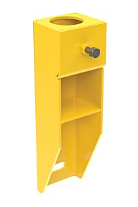Vestil Vdkr-Vm1 Steel Vertical Wall Mount Handrail Socket Single Pocket