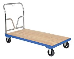 Vestil Vhpt/S-2754 Hardwood With Steel Frame Platform Truck 27 In X 54 In 1,600 Lb. Capacity Tan
