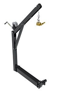 Vestil Wtj-Hitch-Ml-2 Steel Hitch Mounted Truck Jib Crane With Magnet 200 Lb. Capacity Black