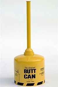 Eagle 1200Yellow 5 Gallon The Original Butt Can - All Metal W/Open Tube-Yellow