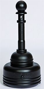 Eagle 1206Black 5 Qt. Safesmoker Receptacle - Poly W/Metal Bucket-Black