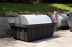 Eagle 16-550 550 Gallon Tank Spill Unit - Black No Drain
