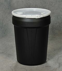 Eagle 1601Blkbg 30 Gallon Lab Pack (Black) W/Plastic Lever-Lock Ring & Bung Lid
