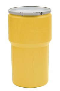 Eagle 1610M 14 Gallon Lab Pack (Yellow) W/Metal Lever-Lock Ring