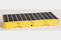 Eagle 1632D 2 Drum Modular Platform - Yellow W/Drain